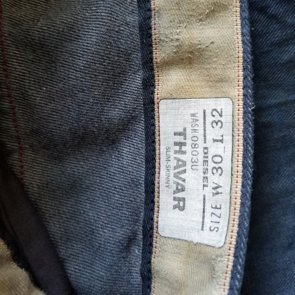 Men's Diesel Thavar 30 32 Jeans - Picture 3 of 3